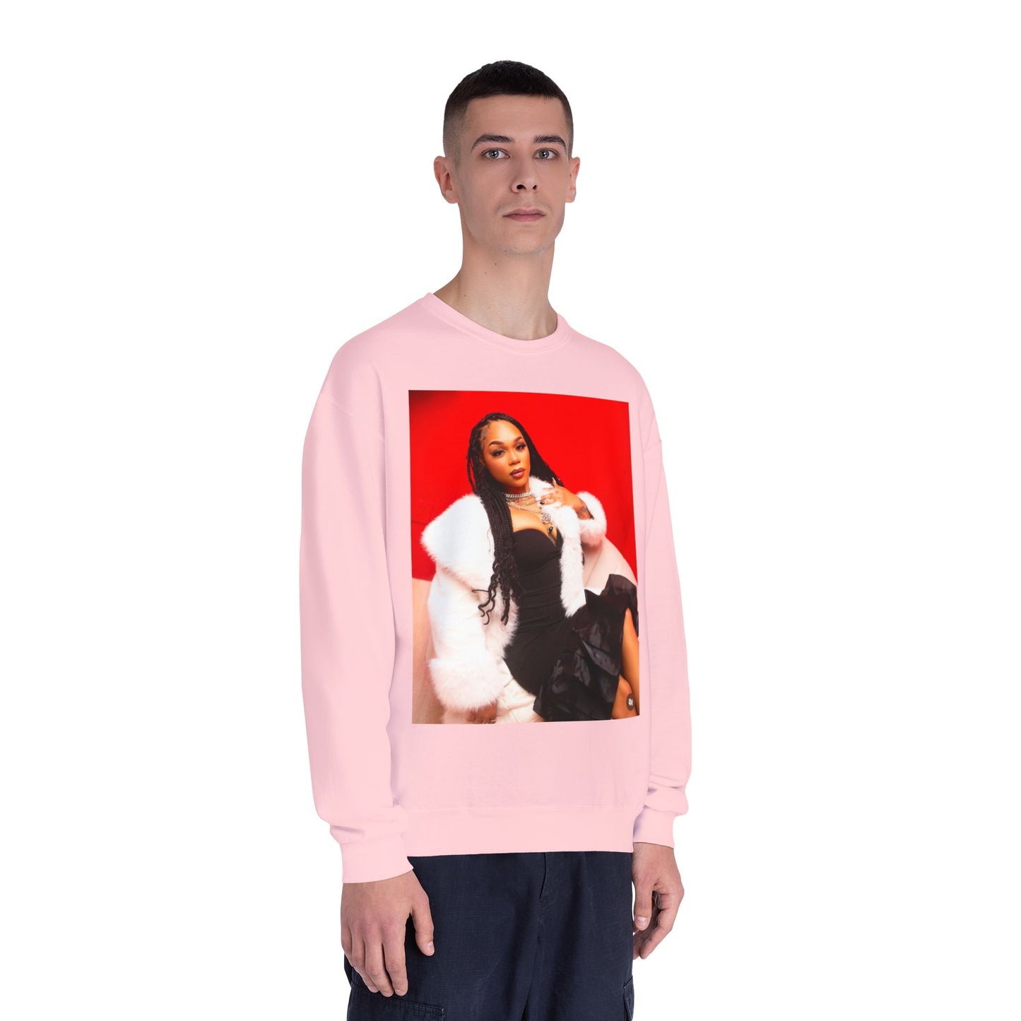 Fashionable Crewneck Sweatshirt with Chic Design, Cozy Sweater, Streetwear, Unique Gift, Casual Wear, Trendy Apparel