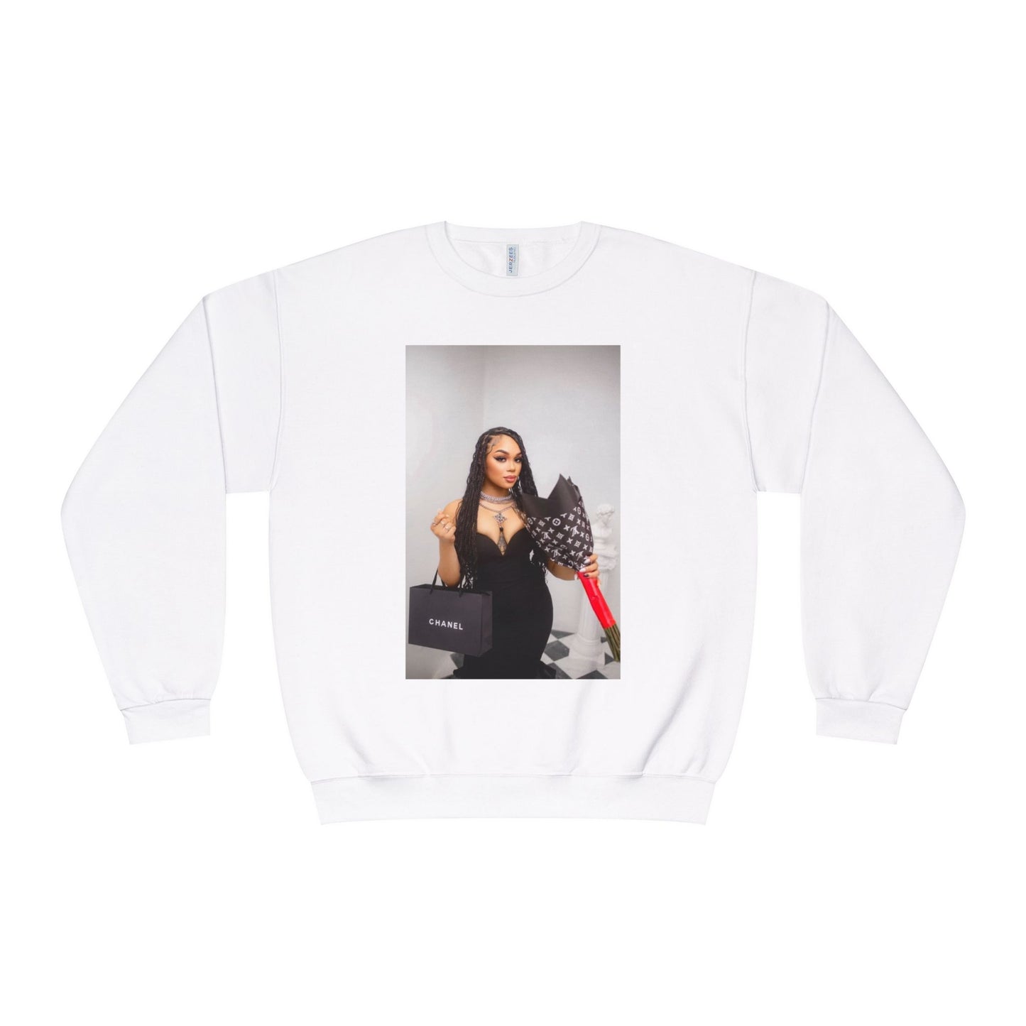 Fashionable Crewneck Sweatshirt with Chic Design, Cozy Sweater, Streetwear, Unique Gift, Casual Wear, Trendy Apparel