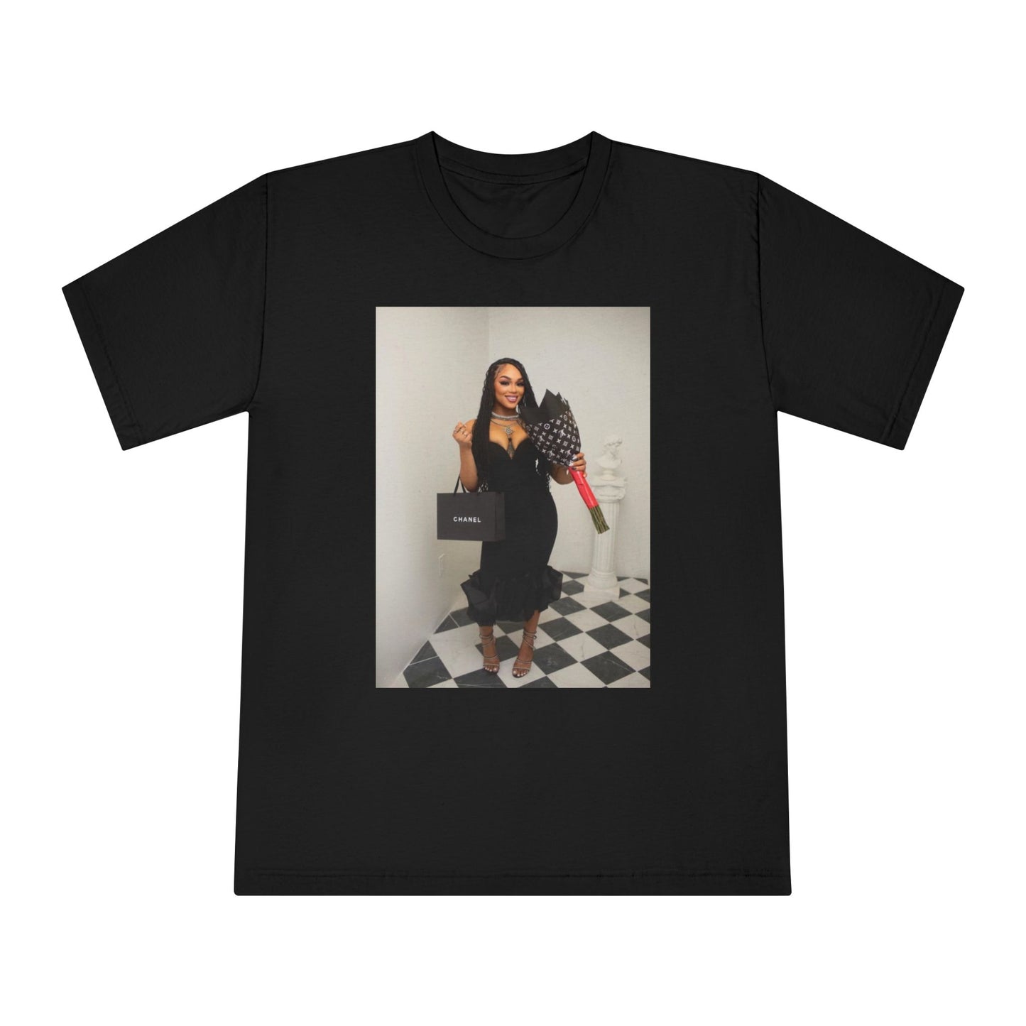 Chic Fashion Statement T-Shirt, Casual Wear, Gift for Her, Unique Graphic Tee, Birthday Gift, Trendy Apparel