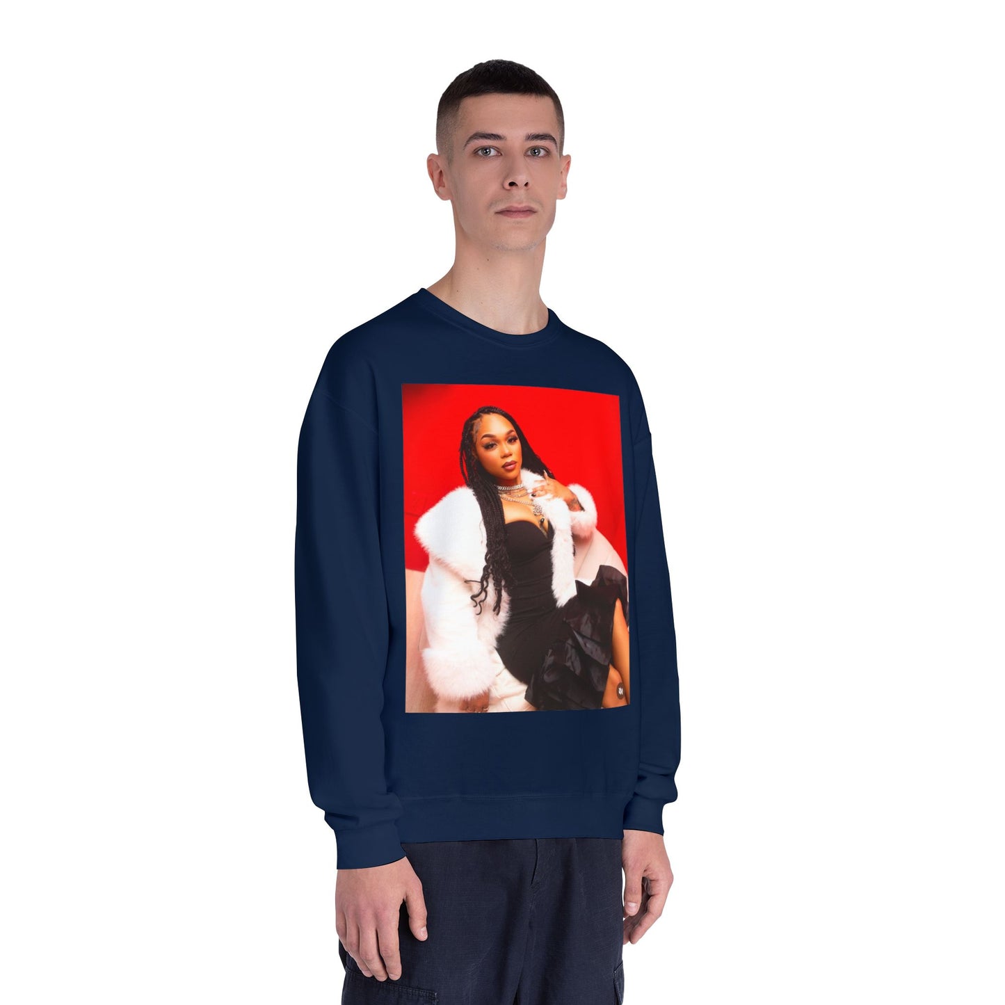Fashionable Crewneck Sweatshirt with Chic Design, Cozy Sweater, Streetwear, Unique Gift, Casual Wear, Trendy Apparel