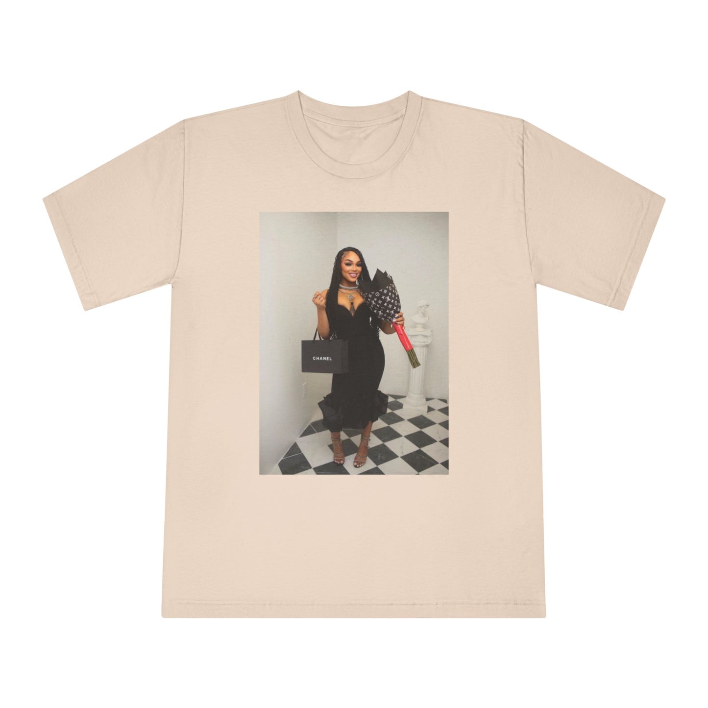 Chic Fashion Statement T-Shirt, Casual Wear, Gift for Her, Unique Graphic Tee, Birthday Gift, Trendy Apparel