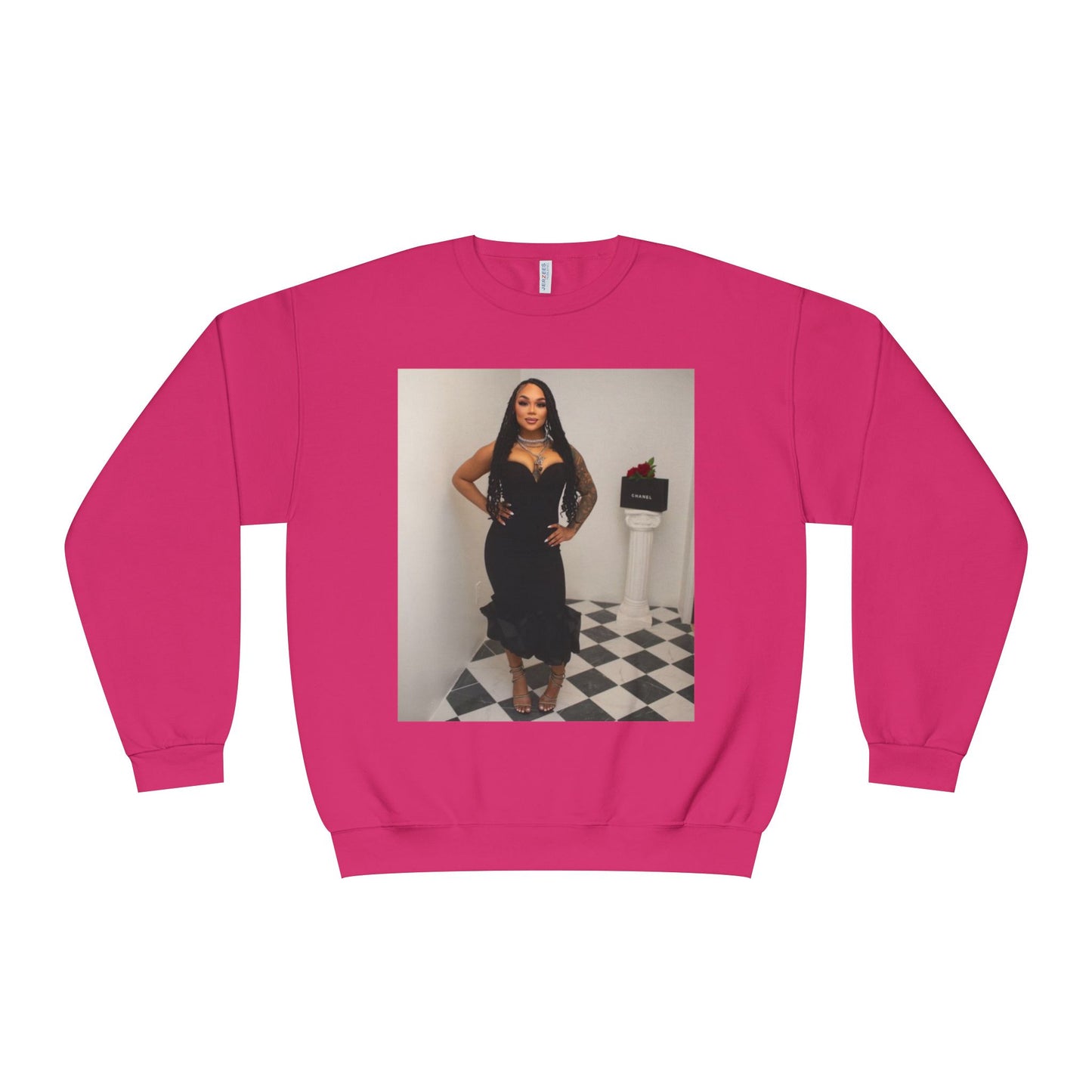 Fashionable Crewneck Sweatshirt with Chic Design, Cozy Sweater, Streetwear, Unique Gift, Casual Wear, Trendy Apparel