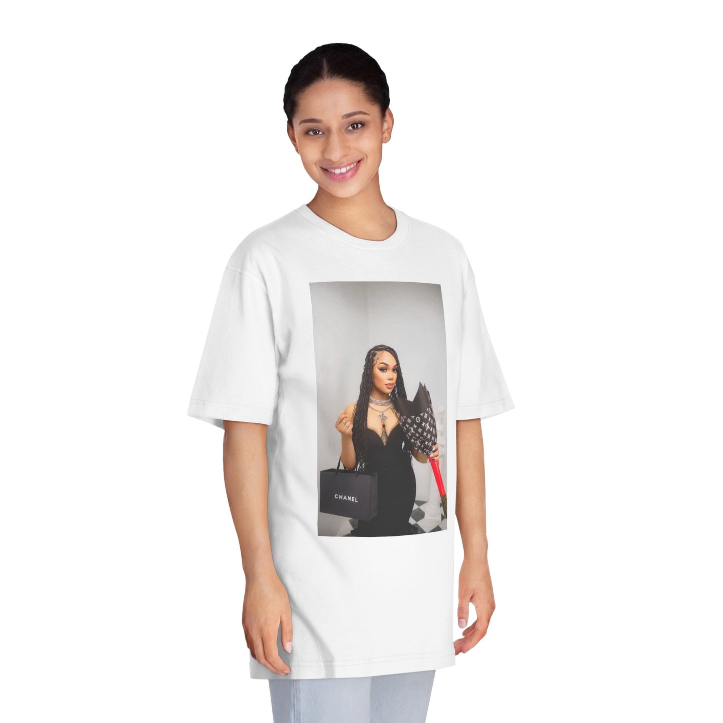 Chic Fashion Statement T-Shirt, Casual Wear, Gift for Her, Unique Graphic Tee, Birthday Gift, Trendy Apparel