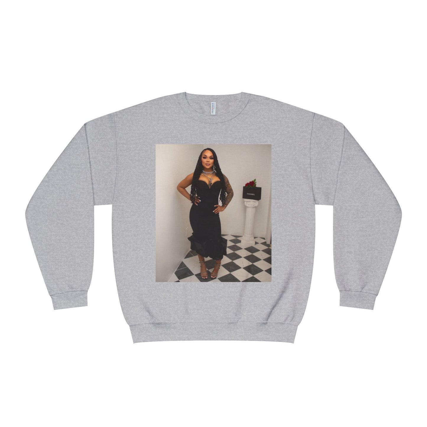 Fashionable Crewneck Sweatshirt with Chic Design, Cozy Sweater, Streetwear, Unique Gift, Casual Wear, Trendy Apparel
