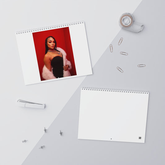Blank Wall Calendars for Customization, Personalized Planner, Yearly Organizer, Gift for New Year, Office Decor