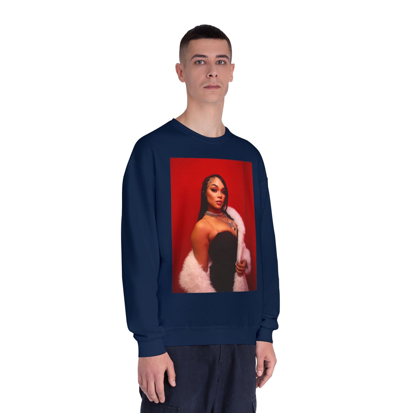 Fashionable Crewneck Sweatshirt with Chic Design, Cozy Sweater, Streetwear, Unique Gift, Casual Wear, Trendy Apparel