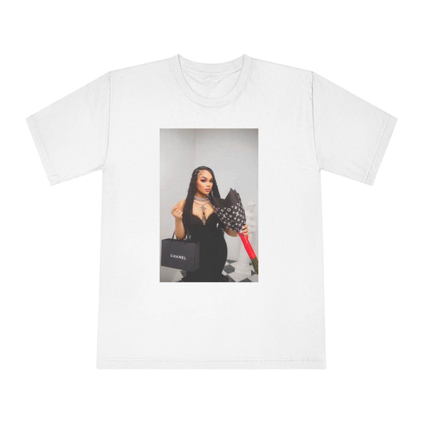 Chic Fashion Statement T-Shirt, Casual Wear, Gift for Her, Unique Graphic Tee, Birthday Gift, Trendy Apparel