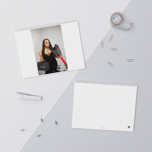 Blank Wall Calendars for Customization, Personalized Planner, Yearly Organizer, Gift for New Year, Office Decor