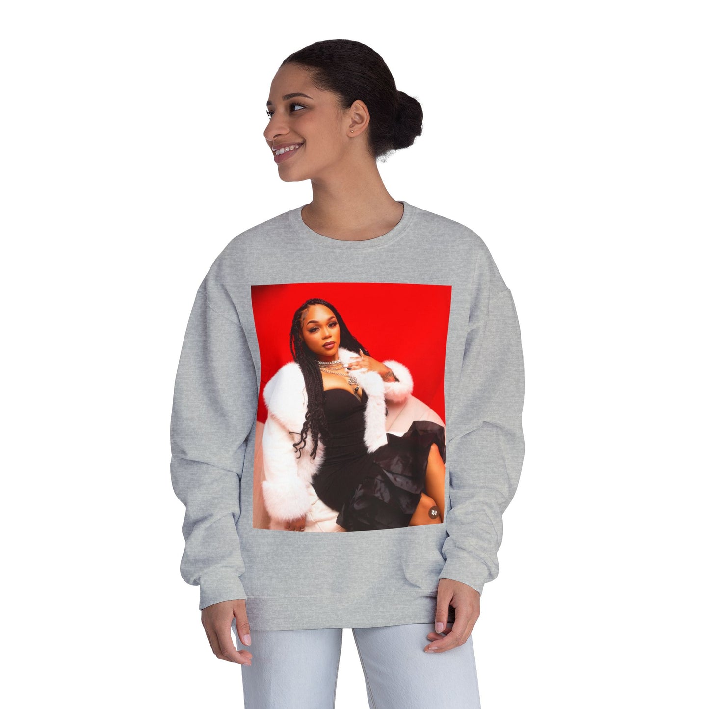 Fashionable Crewneck Sweatshirt with Chic Design, Cozy Sweater, Streetwear, Unique Gift, Casual Wear, Trendy Apparel