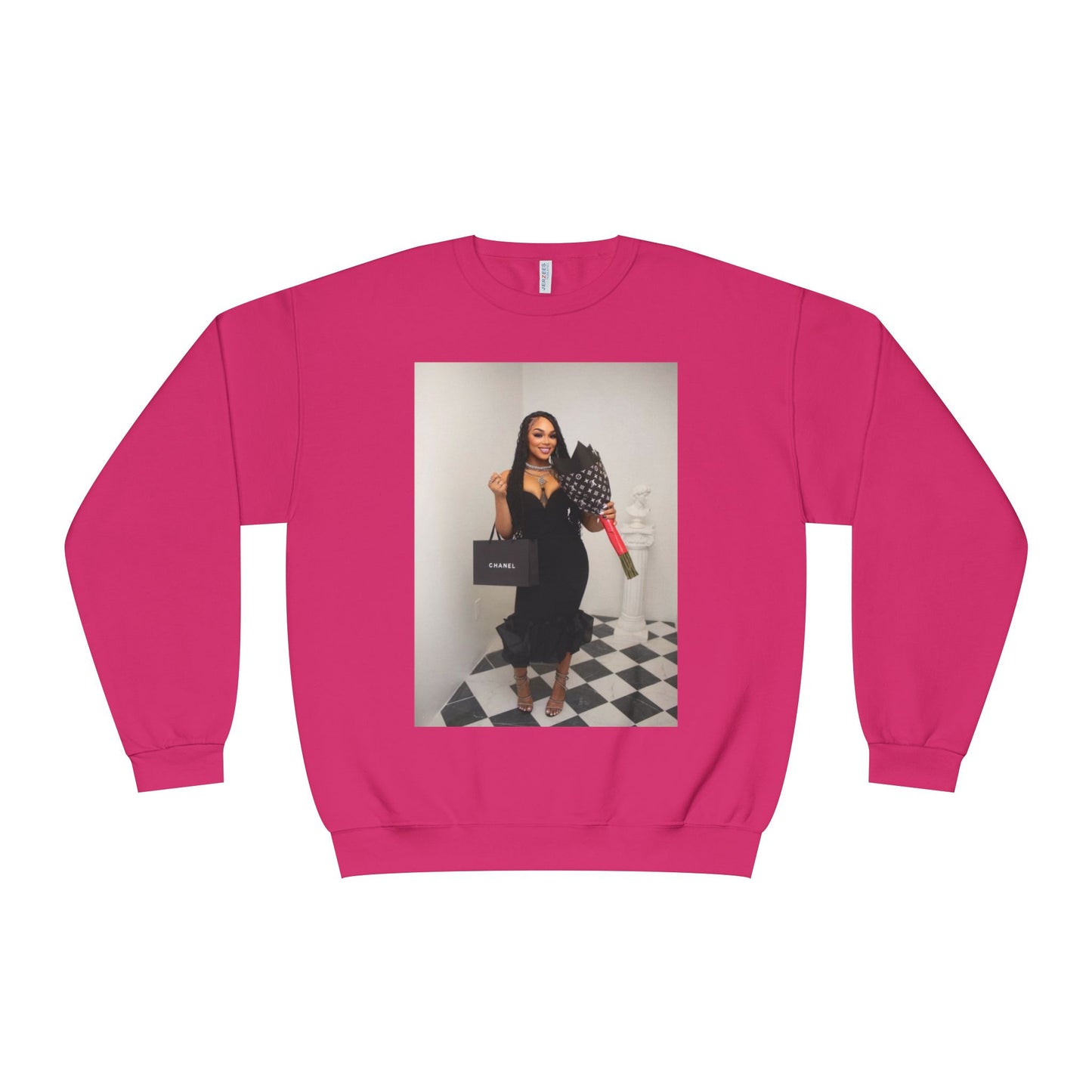 Fashionable Crewneck Sweatshirt with Chic Design, Cozy Sweater, Streetwear, Unique Gift, Casual Wear, Trendy Apparel