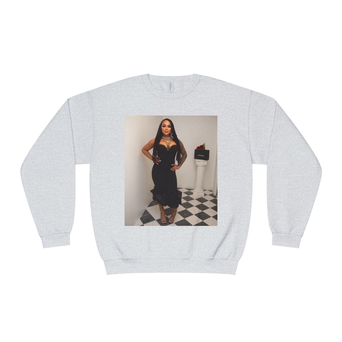 Fashionable Crewneck Sweatshirt with Chic Design, Cozy Sweater, Streetwear, Unique Gift, Casual Wear, Trendy Apparel