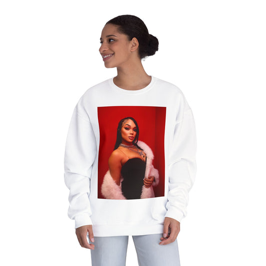 Fashionable Crewneck Sweatshirt with Chic Design, Cozy Sweater, Streetwear, Unique Gift, Casual Wear, Trendy Apparel