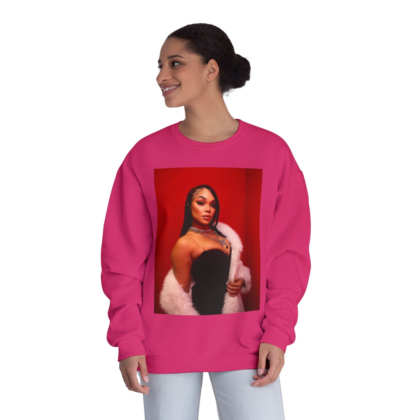 Fashionable Crewneck Sweatshirt with Chic Design, Cozy Sweater, Streetwear, Unique Gift, Casual Wear, Trendy Apparel