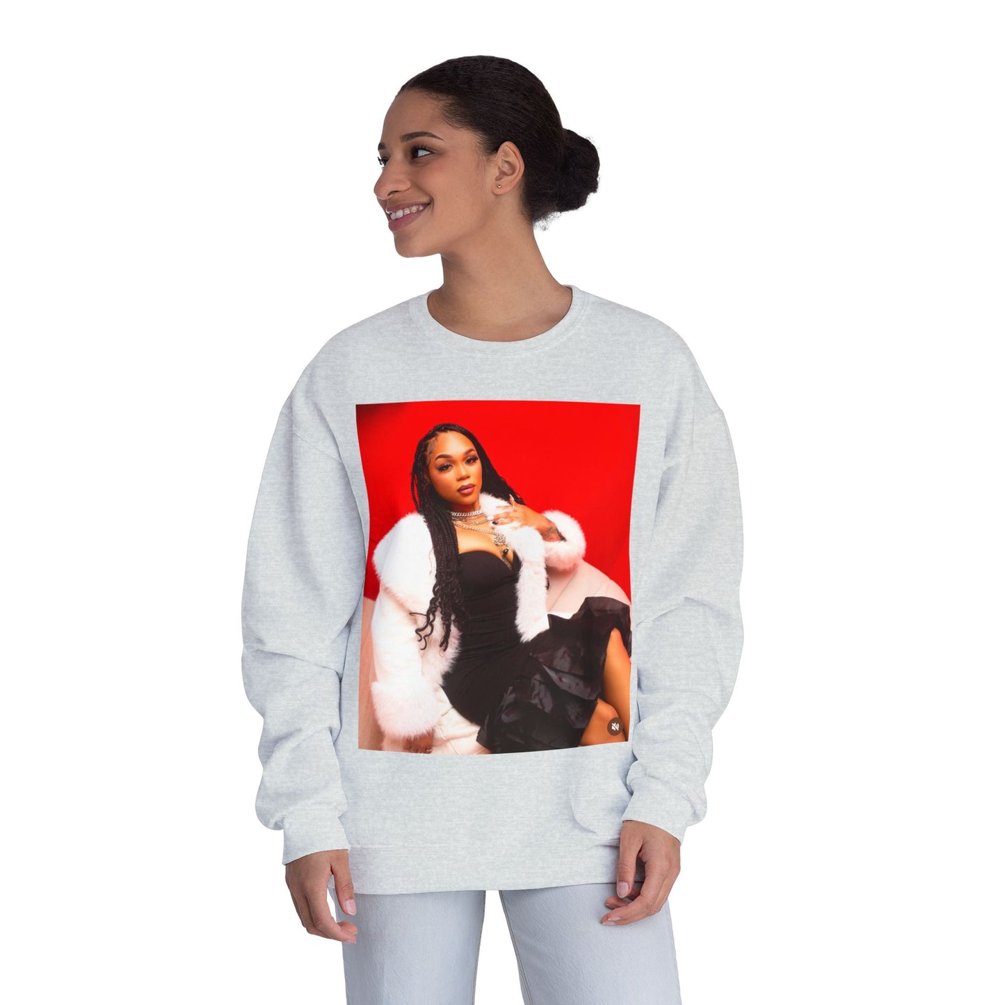 Fashionable Crewneck Sweatshirt with Chic Design, Cozy Sweater, Streetwear, Unique Gift, Casual Wear, Trendy Apparel