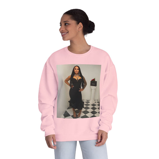 Fashionable Crewneck Sweatshirt with Chic Design, Cozy Sweater, Streetwear, Unique Gift, Casual Wear, Trendy Apparel