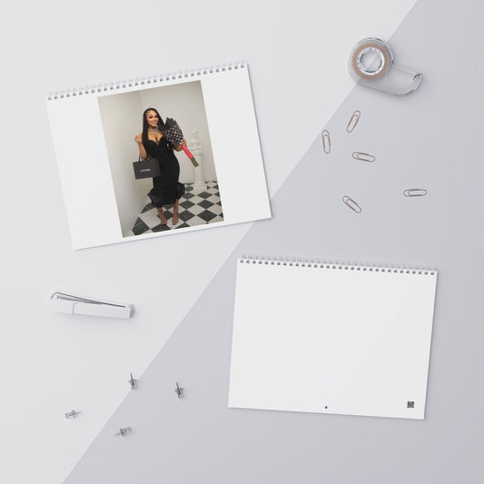 Blank Wall Calendars for Customization, Personalized Planner, Yearly Organizer, Gift for New Year, Office Decor