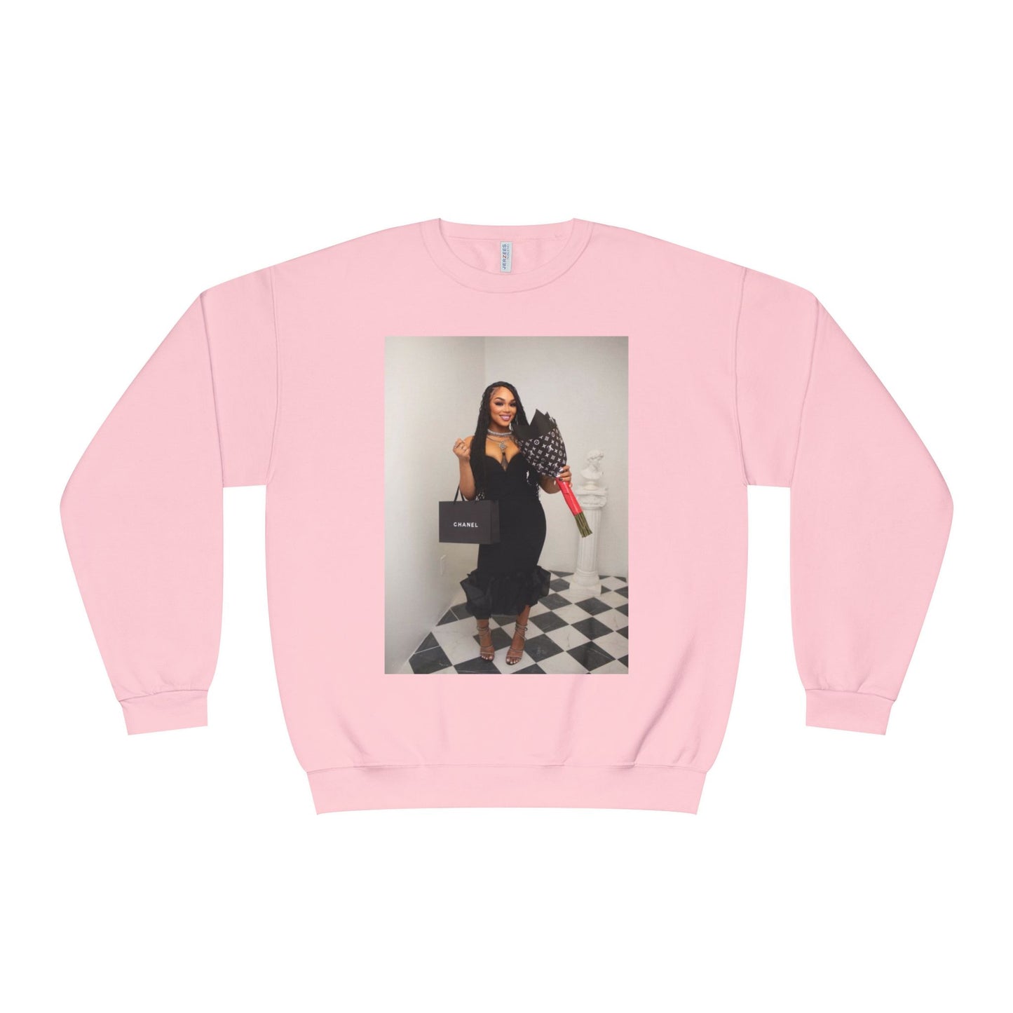Fashionable Crewneck Sweatshirt with Chic Design, Cozy Sweater, Streetwear, Unique Gift, Casual Wear, Trendy Apparel