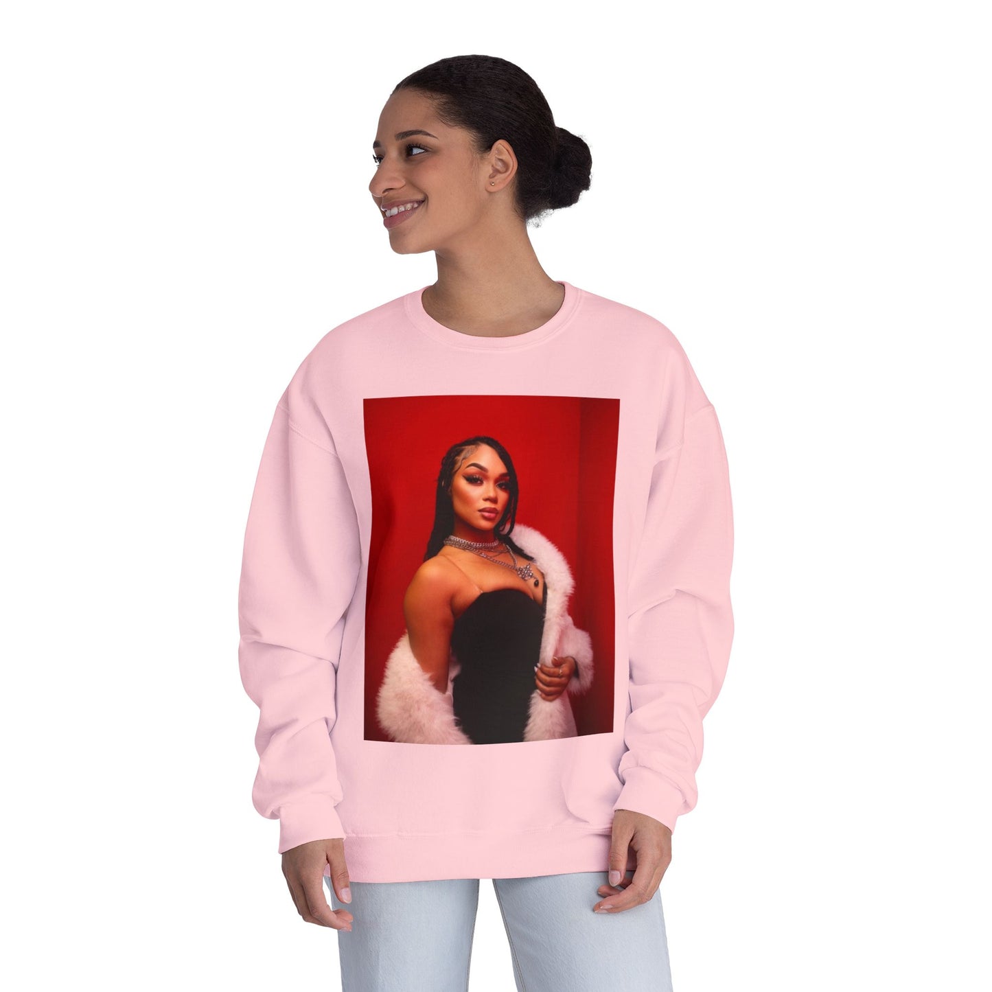 Fashionable Crewneck Sweatshirt with Chic Design, Cozy Sweater, Streetwear, Unique Gift, Casual Wear, Trendy Apparel