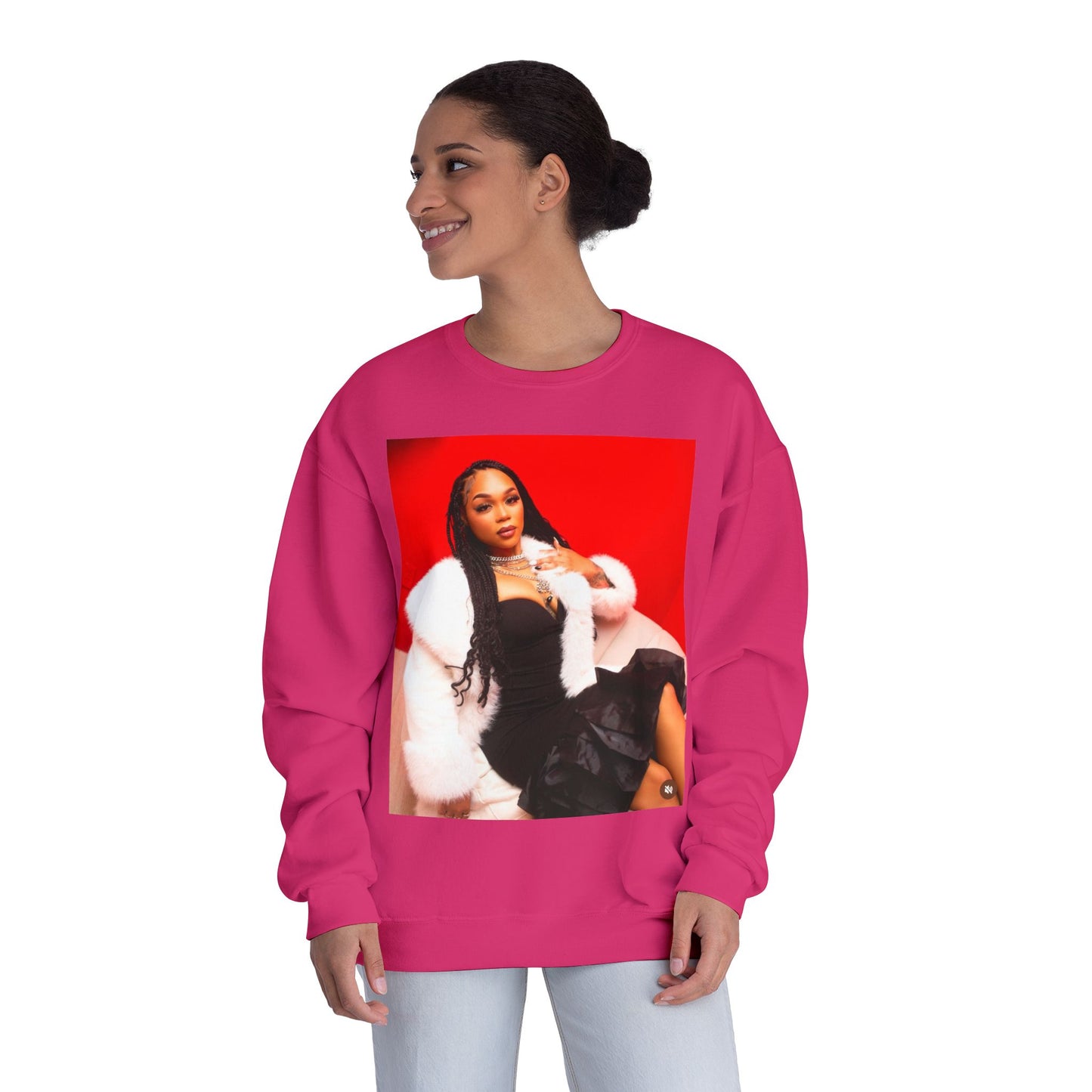 Fashionable Crewneck Sweatshirt with Chic Design, Cozy Sweater, Streetwear, Unique Gift, Casual Wear, Trendy Apparel