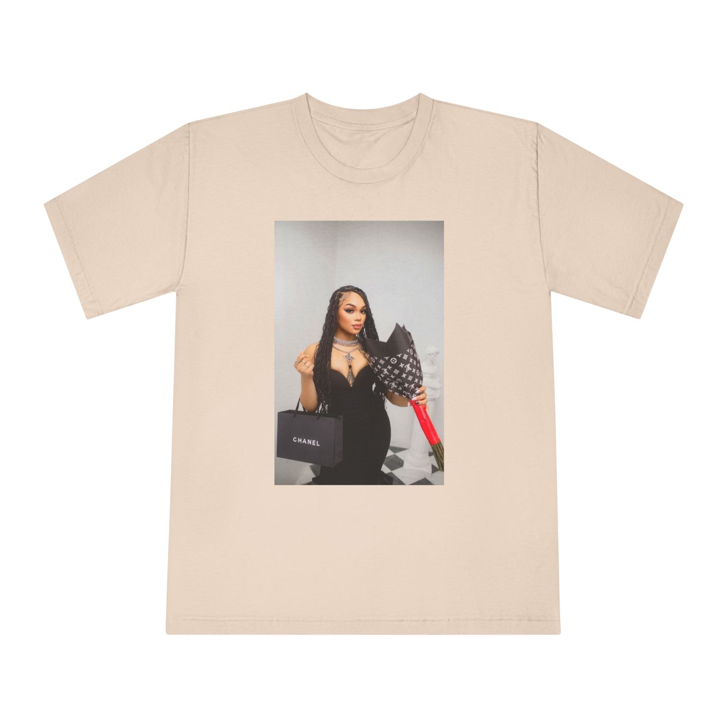 Chic Fashion Statement T-Shirt, Casual Wear, Gift for Her, Unique Graphic Tee, Birthday Gift, Trendy Apparel