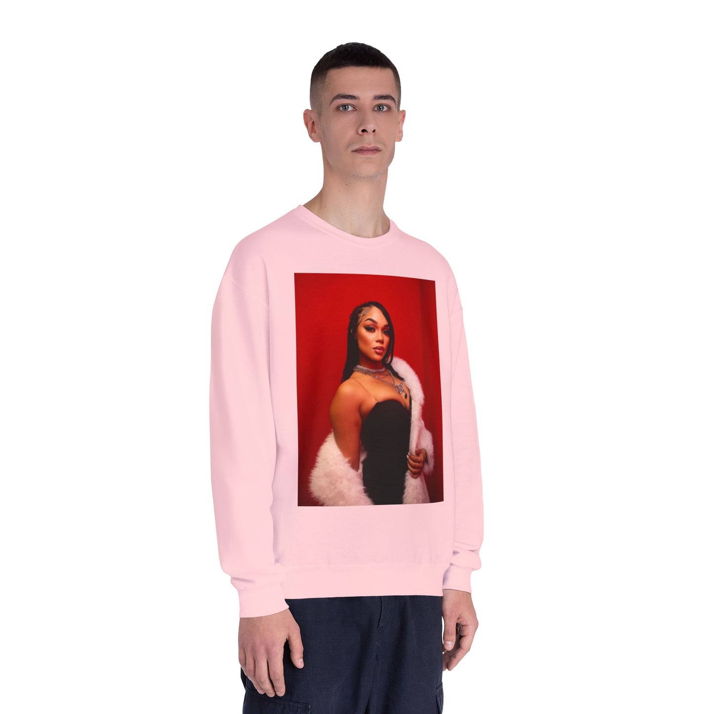 Fashionable Crewneck Sweatshirt with Chic Design, Cozy Sweater, Streetwear, Unique Gift, Casual Wear, Trendy Apparel
