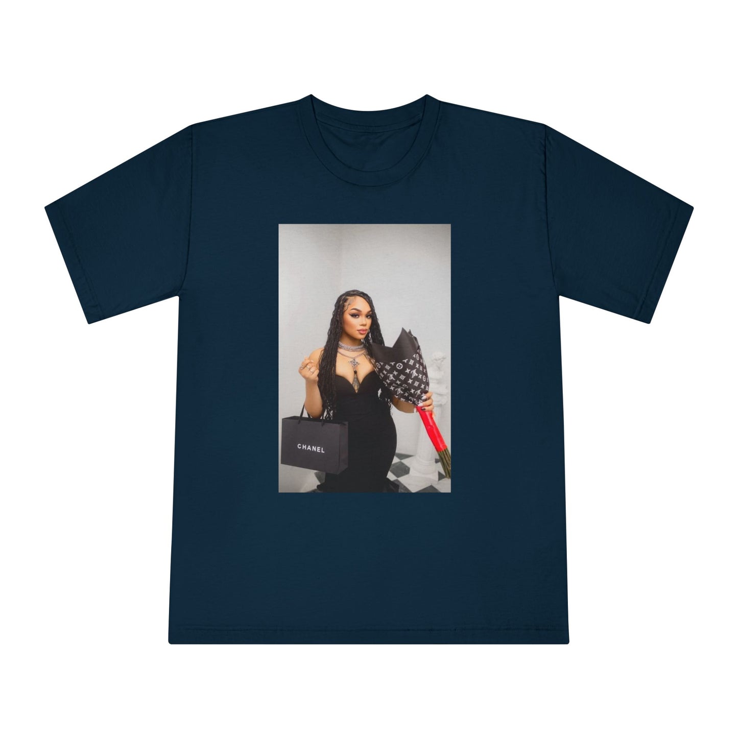 Chic Fashion Statement T-Shirt, Casual Wear, Gift for Her, Unique Graphic Tee, Birthday Gift, Trendy Apparel