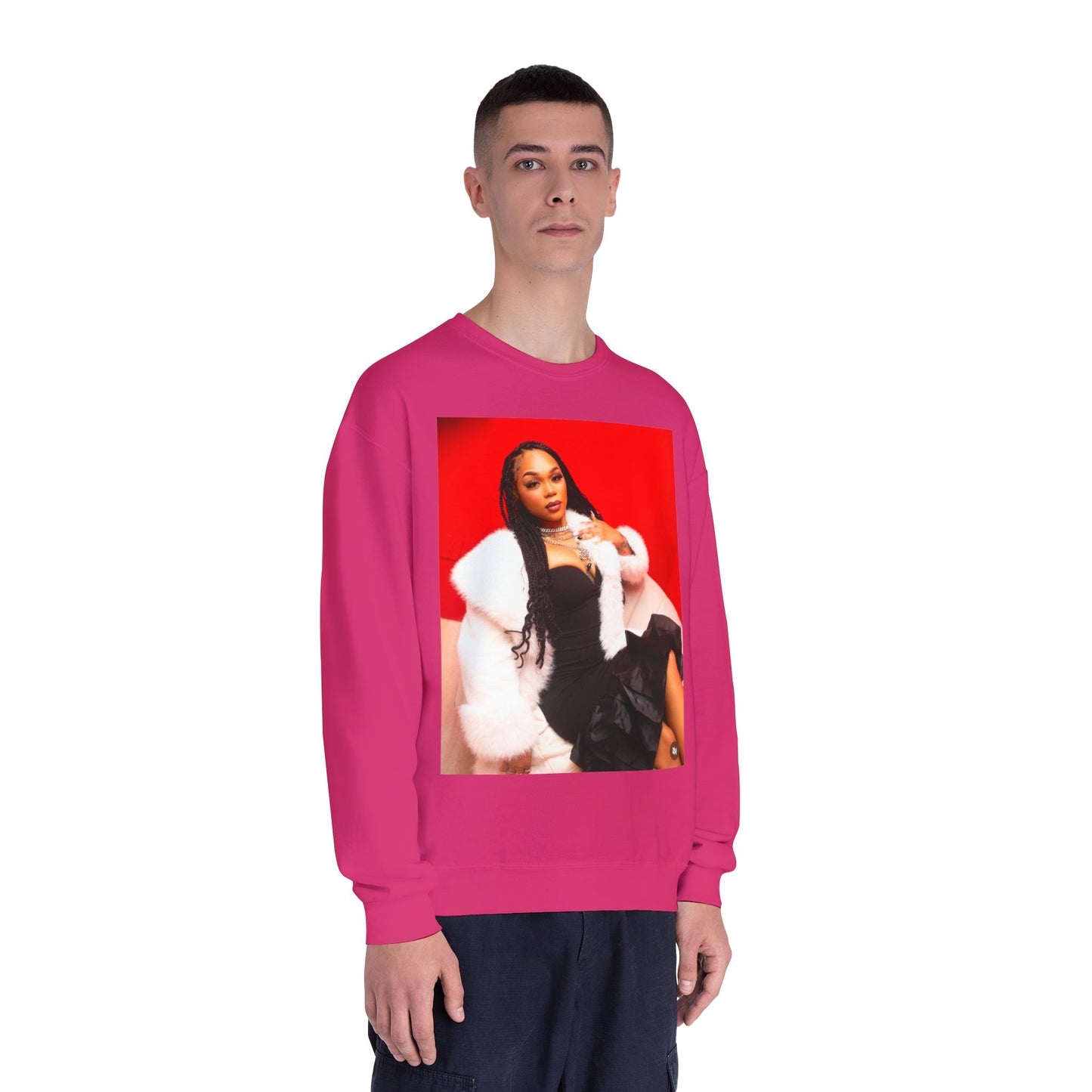 Fashionable Crewneck Sweatshirt with Chic Design, Cozy Sweater, Streetwear, Unique Gift, Casual Wear, Trendy Apparel