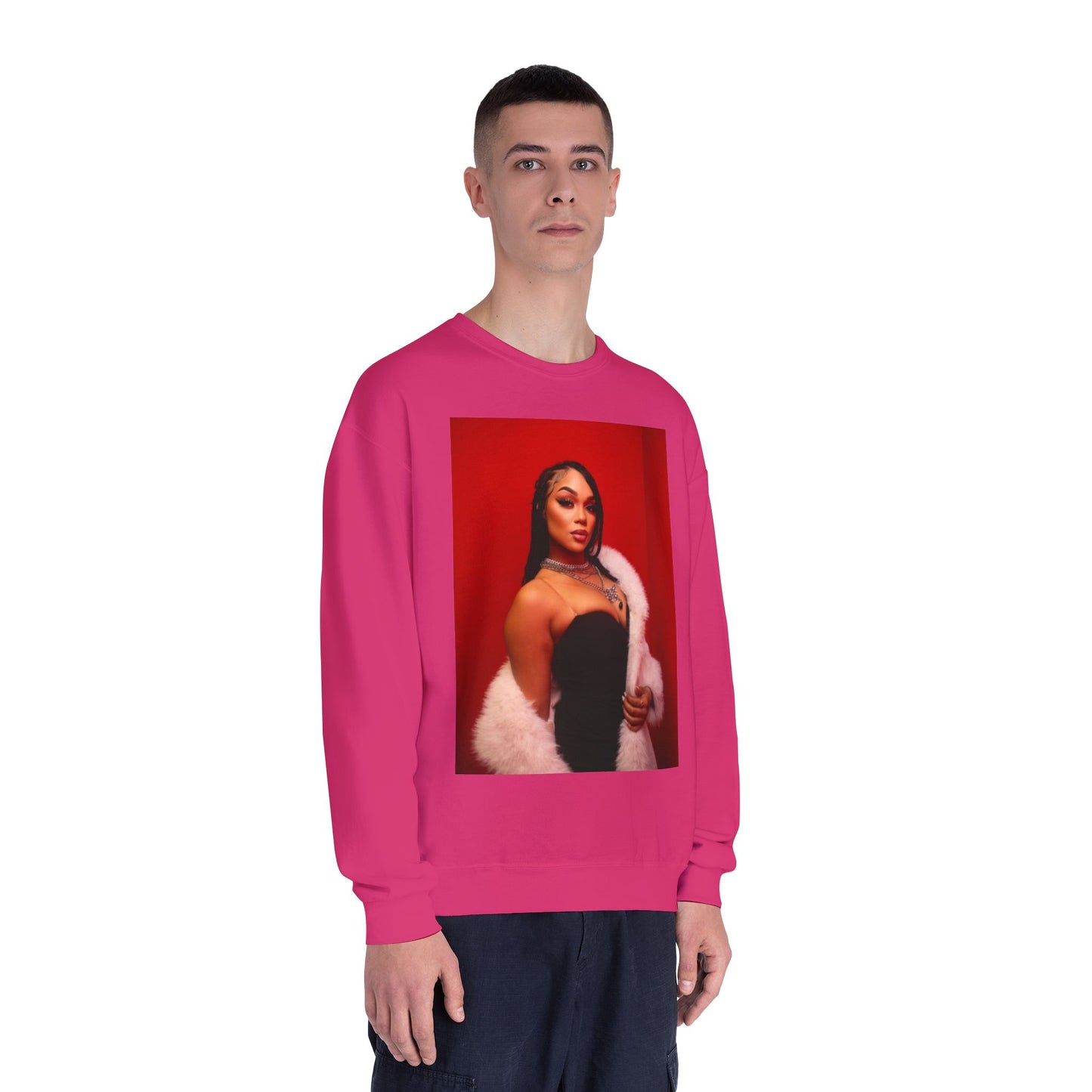 Fashionable Crewneck Sweatshirt with Chic Design, Cozy Sweater, Streetwear, Unique Gift, Casual Wear, Trendy Apparel